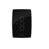Interruptor Touch Infra Diamond Ir Preto 3 Pad - 1