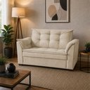 Ver imagem 3 de Sofá 2 Lugares Pequeno Confortável 1,40 Mts Alice Imperio Decor