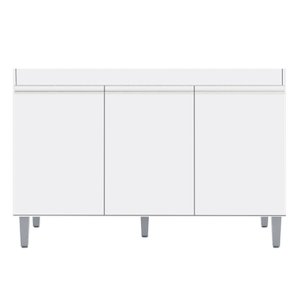 Balcão para Pia Manu 120 Cm Branco Ajl