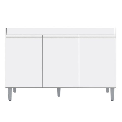 Balcão para Pia Manu 120 Cm Branco Ajl