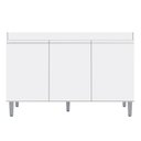 Ver imagem 1 de Balcão para Pia Manu 120 Cm Branco Ajl