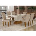 Ver imagem 3 de Mesa de Jantar Larissa 180x90 Off White Freijó - Leifer Móveis
