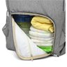 Mochila Maternidade Lequeen Cinza Usb E Necessaire - 9