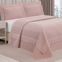 Ver imagem 1 de Colcha Belly 300 Fios Algodão Luxo Toque Extra Macio Casal Queen:rosa