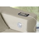 Ver imagem 3 de Sofá 5 Lugares Smart 3,02 Metros Bege Retrátil Reclinável Tecnologia Carregamento 3 Portas Usb - Sof