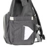 Mochila Maternidade Lequeen Original Cinza Mamãe Moderna - 2