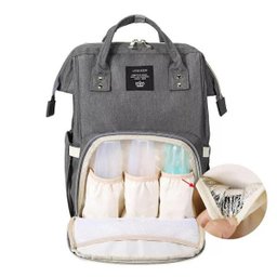 Mochila Maternidade Lequeen Original Cinza Mamãe Moderna - 3