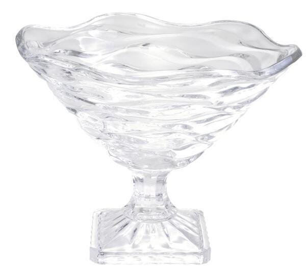 Centro De Mesa Decorativo De Vidro 30X23Cm - 1