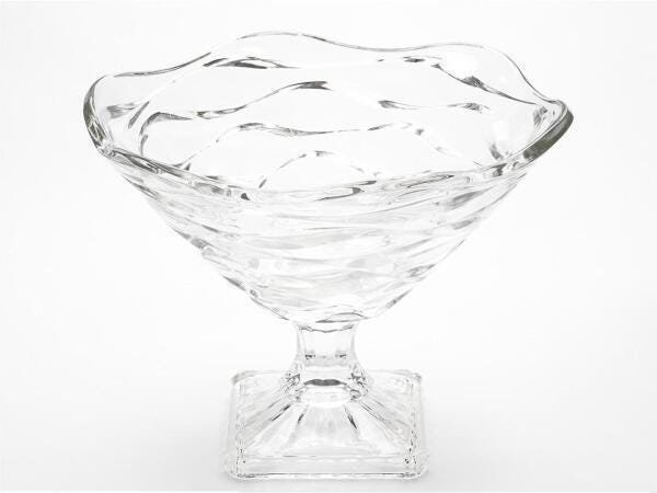 Centro De Mesa Decorativo De Vidro 30X23Cm - 2