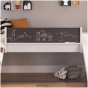 Ver imagem 3 de Cama Infantil Playground Com Escorregador E Quadro By710 Branco - Completa Móveis