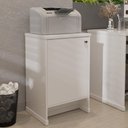 Ver imagem 2 de Balcão 1 Porta 1 Prateleira Tampo Mdp 25mm Zeus - Via Nossa - Branco