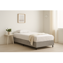 Ver imagem 2 de Base Box Solteiro Suede Cinza - 78x188cm