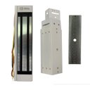 Ver imagem 1 de Kit fechadura eletroímã sobrepor 180KgF branca - M-90|180