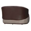 Ver imagem 3 de Sofá Namoradeira 2 Lugares Orgânico 130cm Beatriz Suede Capuccino/sintético Marrom - Divalê Shop