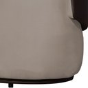 Ver imagem 4 de Sofá Namoradeira 2 Lugares Orgânico 130cm Beatriz Suede Capuccino/sintético Marrom - Divalê Shop