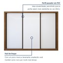 Ver imagem 4 de Guarda Roupa Casal Premium Liv 3 Portas de Correr e 6 Gavetas 242cm Yescasa