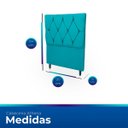 Ver imagem 6 de Cabeceira Estofada para Cama de Solteiro 90 Athena Suede