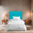 Ver imagem 2 de Cabeceira Estofada para Cama de Solteiro 90 Athena Suede