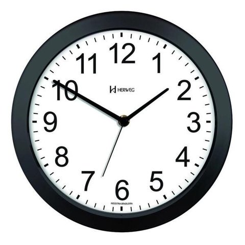 Relógio De Parede Herweg 26Cm Fala As Horas 660095 034