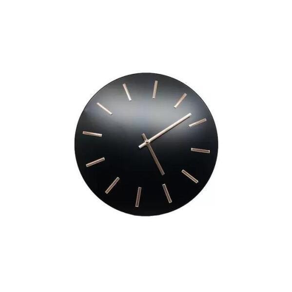 Relógio Parede 30Cm Preto - Onyx - 2