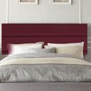 Ver imagem 1 de Painel Cabeceira Estofada Argentina 160cm Cama Box Queen Corino Bordo- Mabe Magazine