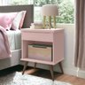 Mesa de Apoio com 1 Gaveta Haven Rosê - 1