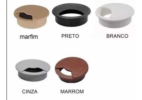 Acabamento 46mm 30 Branco 40marrom 10marfim 10preto 10cinza - 1