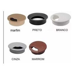 Acabamento 46mm 30 Branco 40marrom 10marfim 10preto 10cinza - 1