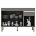 Ver imagem 3 de Balcão de Pia Line 120 Cm Gris - Kits Paraná