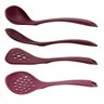 Conjunto de 4 Utensílios Silicone Design Púrpura Le Cook - 1
