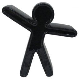 Figura Decorativa Cerâmica Preto - 1