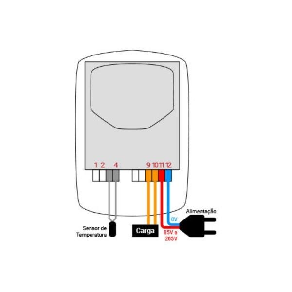 Controlador Digital de Temperatura Ageon T102 - 3