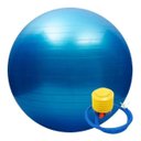 Ver imagem 1 de Bola Suiça Gym Ball 65Cm Para Ginástica Com Bomba Azul