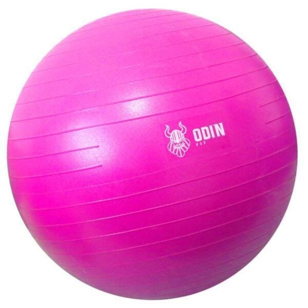 Bola De Ginástica Suíça Yoga Pilates 65Cm Rosa Odin Fit