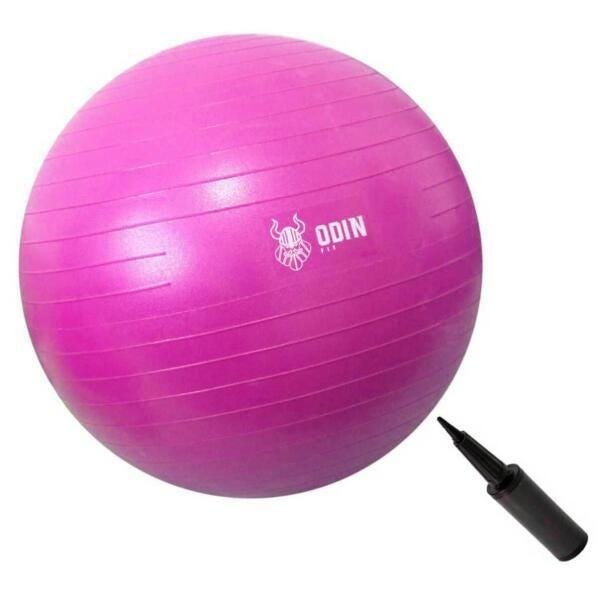 Bola De Ginástica Suíça Yoga Pilates 65Cm Rosa Odin Fit - 2