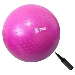 Bola De Ginástica Suíça Yoga Pilates 75Cm Rosa Odin Fit - 2