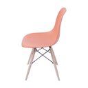 Ver imagem 3 de Cadeira Charles Eames Eiffel Dkr Base Madeira:laranja