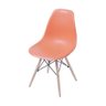 Cadeira Charles Eames Eiffel Dkr Base Madeira:laranja - 1