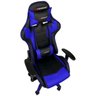 Cadeira Gamer Pro Azul, Base Giratória Inclinação Avançado - 1