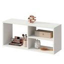 Ver imagem 2 de Penteadeira Compacta Studio Estética e Salão Brush 90cm Nicho Integrado em 100% Mdf Branco - Desk de