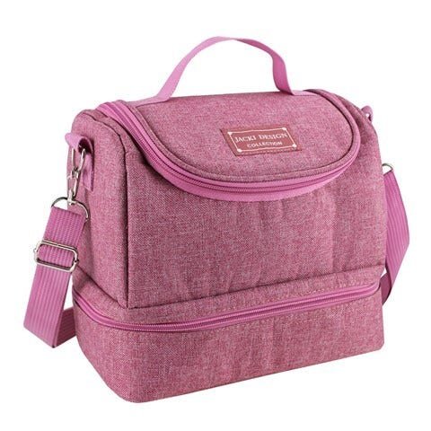 Bolsa Térmica com 2 Compartimentos - Rosa - 2