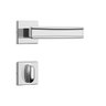 Fechadura Banheiro Classic 3300 Roseta Quadrada Inox Stam - 1