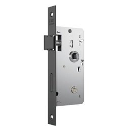 Fechadura Banheiro Classic 3300 Roseta Quadrada Preto Stam - 2
