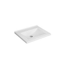 Cuba Sobrepor com Mesa Deca L940 57x46cm Branco - 1 Cuba Sobrepor com Mesa Deca L940 57x46cm Branco - 1