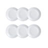 Jogo de Prato Raso 27cm Branco - Arcoroc Feston (6 Peças) - 1