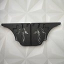 Ver imagem 5 de Mãos Francesas Pretas Decorativas 20cm Jesus Cristo Cruz em Aço Ornamentada