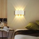 Ver imagem 7 de Arandela Parede Meia Lua Luminaria 6w 6 Fachos Iluminaçao Casa Muro Predio Garagem Varanda Quintal J