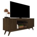 Ver imagem 2 de Rack Malibu Wood Ripado Cedro - Giga