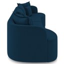 Ver imagem 6 de Sofá 4 Lugares Orgânico Sala de Estar Living 290cm Ekos K01 Veludo Azul Marinho - Lyam Decor