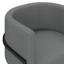 Ver imagem 4 de Poltrona Estofada Oregon Preto Fosco/suede Cinza - M. Arapongas Preto Fosco/suede Cinza